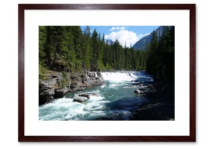 Montana Glacier National Park Water Mountains River 